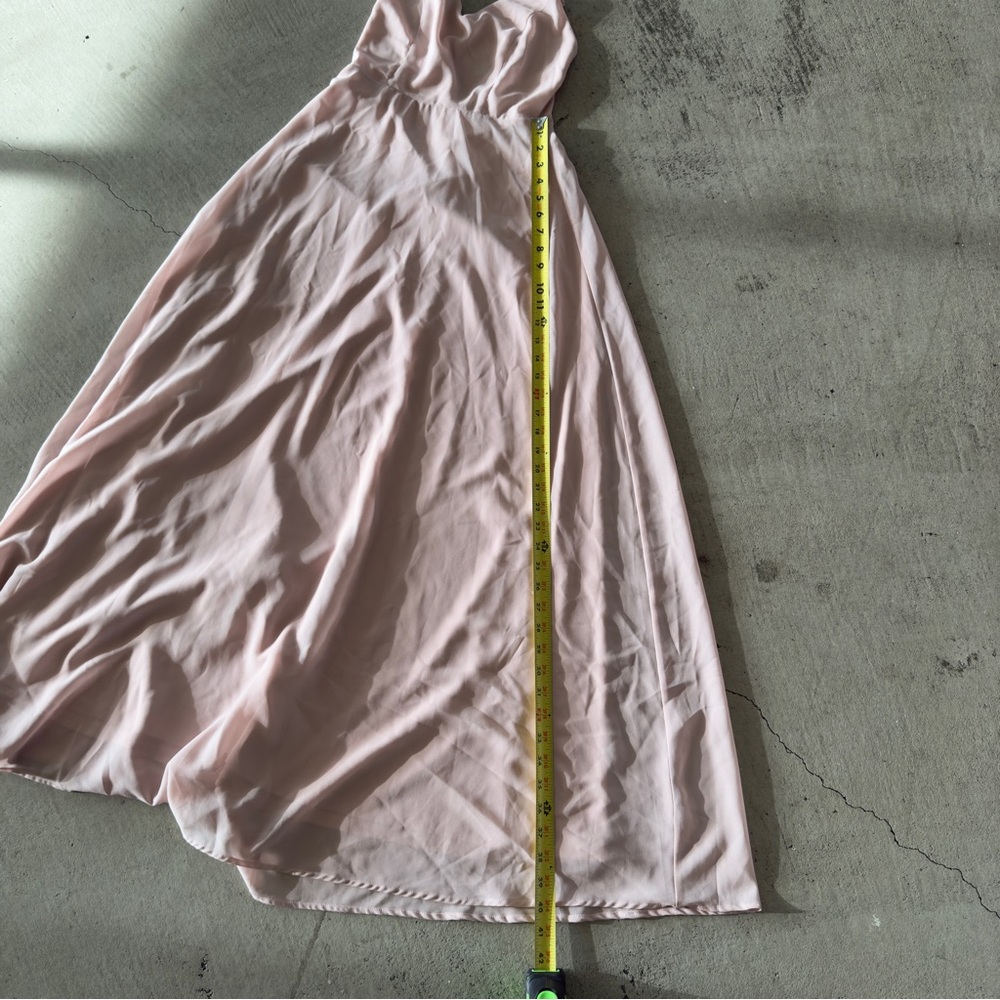 Lulus / Meteoric Rise Blush Maxi Dress / small / blush pink - Picture 16 of 17